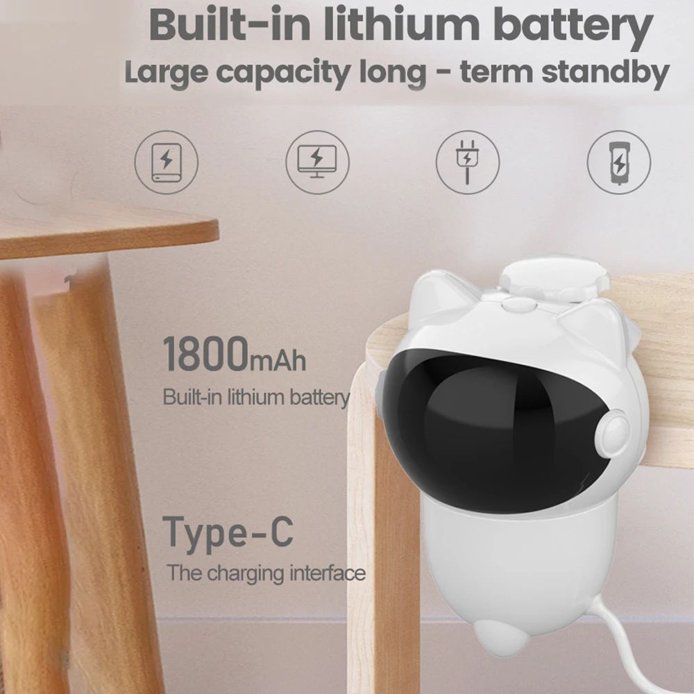 Smart Automatic Laser Toy for Cats β USB Rechargeable