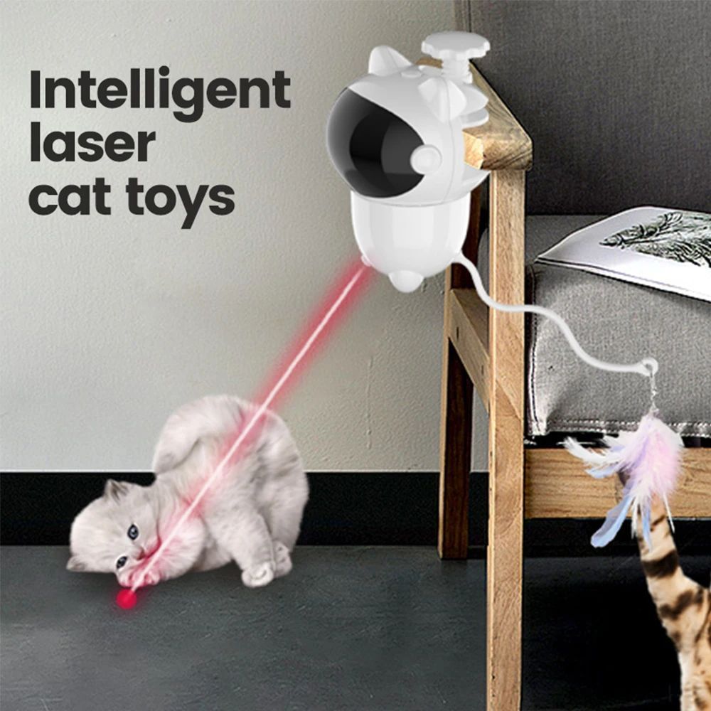 Smart Automatic Laser Toy for Cats β USB Rechargeable