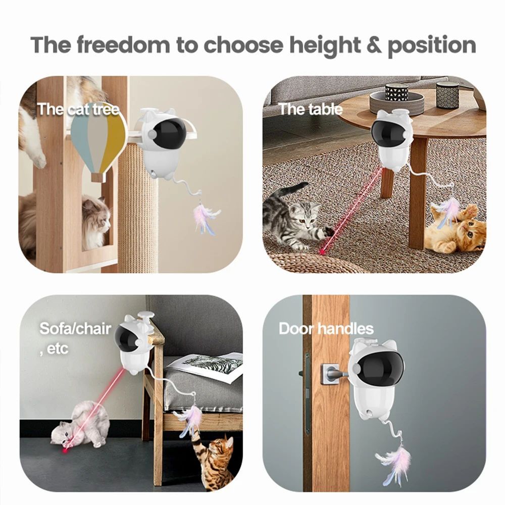 Smart Automatic Laser Toy for Cats β USB Rechargeable
