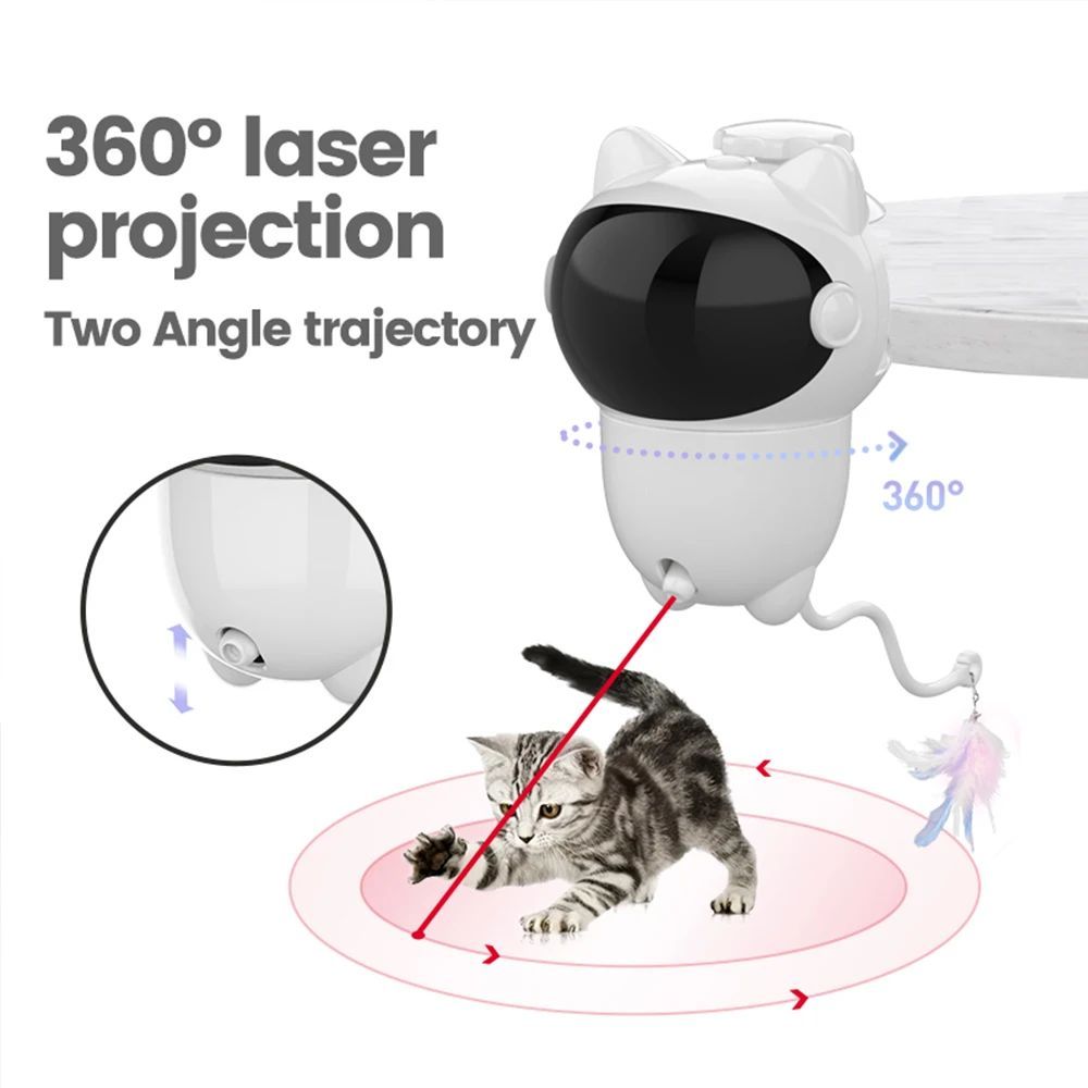 Smart Automatic Laser Toy for Cats β USB Rechargeable