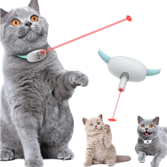 Smart Laser Cat Collar – USB Rechargeable Interactive Toy