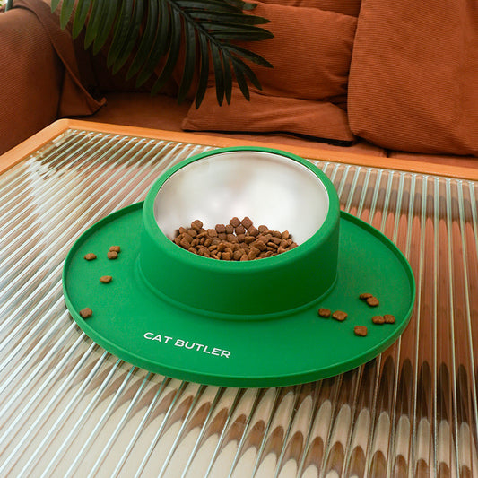 Non-Slip Cat Bowl – Stainless Steel or Ceramic